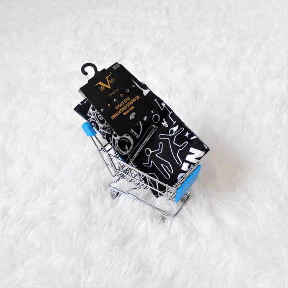 Versace Boys Socks Black White 1969 Size 6-8 Abbigliamento Sportivo SRL - Picture 3 of 9